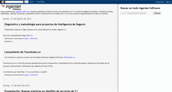 Desktop Screenshot of blog.ingenian.com